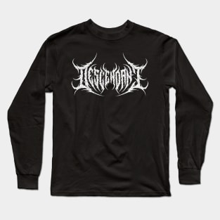 Metal font "descendant" Long Sleeve T-Shirt